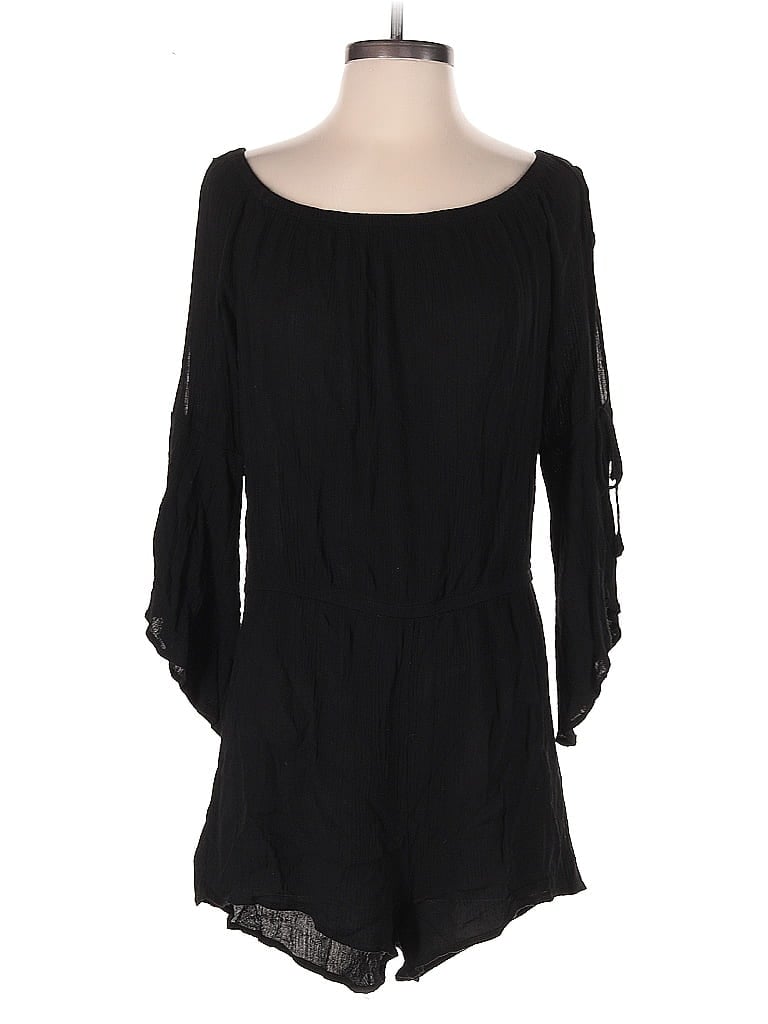 Pre-owned Ambiance Romper In Black