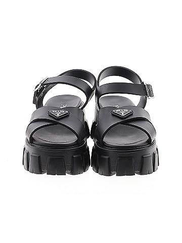 Prada Monolith Rubber Sandals (view 2)