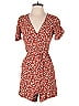 Madewell 100% Viscose Hearts Red Romper Size 0 - photo 1