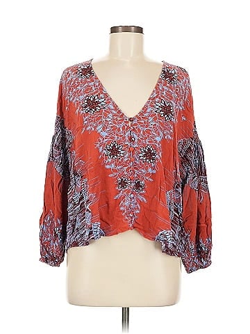 Free People 3/4 Sleeve Blouse (view 1)