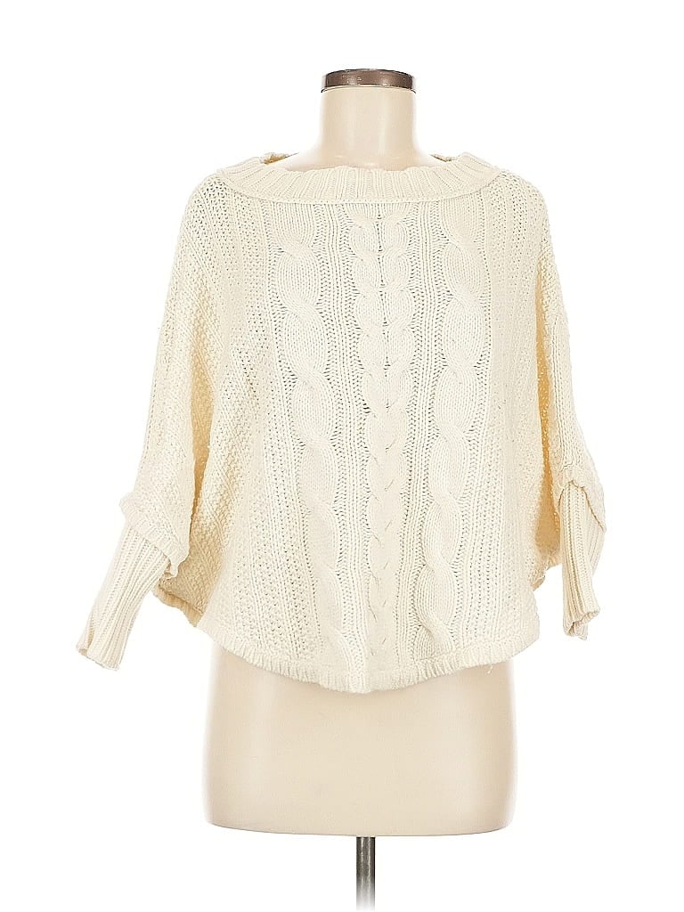 Pre-owned Ann Taylor Loft 3/4 Sleeve Blouse In White