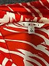 CAbi 100% Polyester Animal Print Orange Red Casual Dress Size L - photo 6