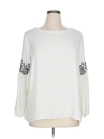 Ann Taylor LOFT Outlet Long Sleeve Blouse (view 1)
