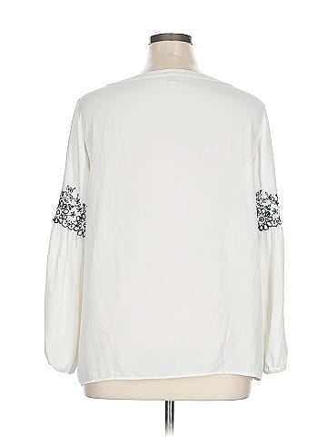 Ann Taylor LOFT Outlet Long Sleeve Blouse (view 2)