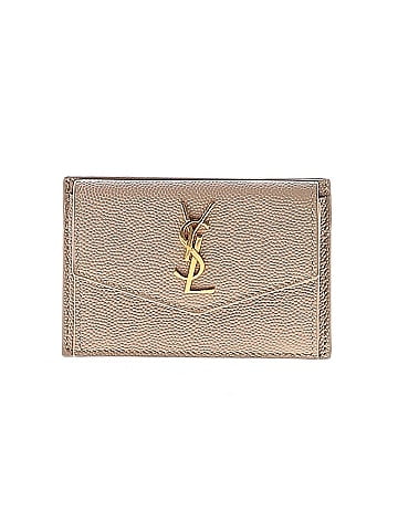 Saint Laurent Leather Uptown Card Holder (view 1)