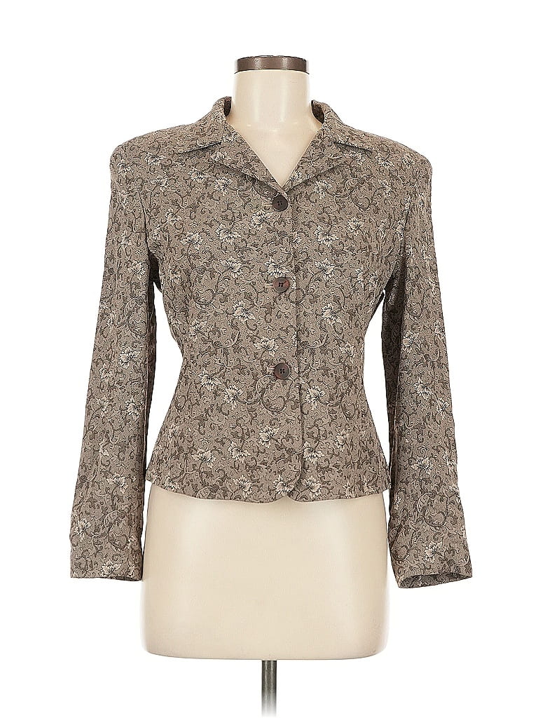 Pre-owned Gianni Blazer Jacket In Brown