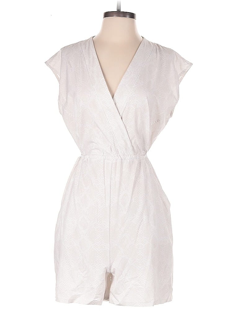 Pre-owned Athleta Romper In White