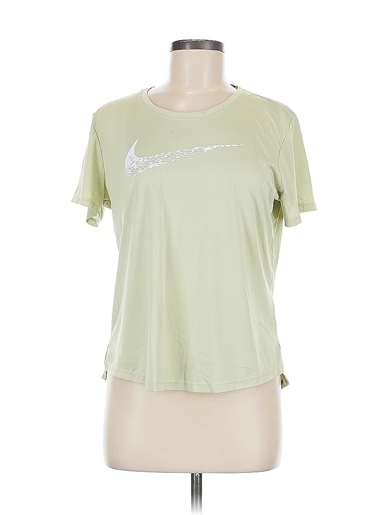 Pre-owned Nike Active T-shirt In Green