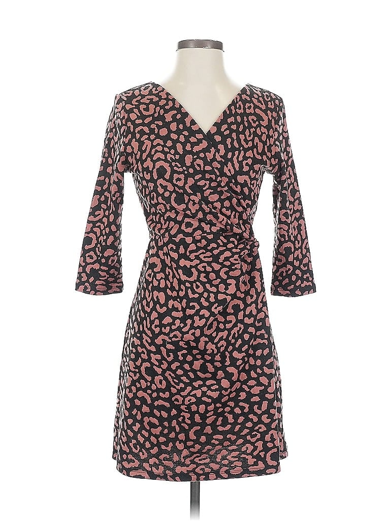 Pre-owned Mi Ami Casual Dress In Brown