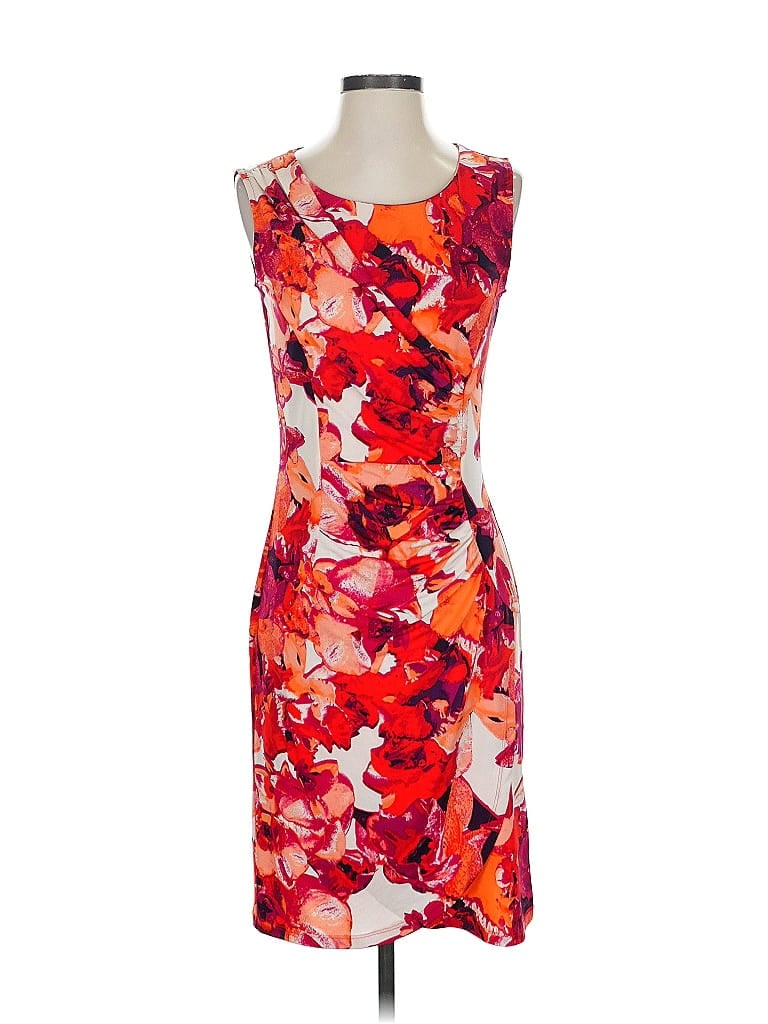 Pre-owned Dana Buchman Cocktail Dress In Red