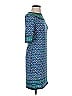 Max Studio Print Blue Casual Dress Size XS - photo 4