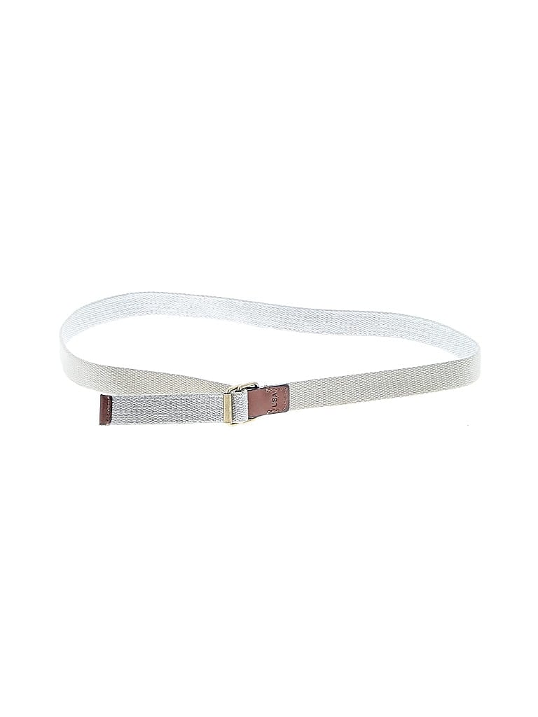 Pre-owned Unbranded Belt In White