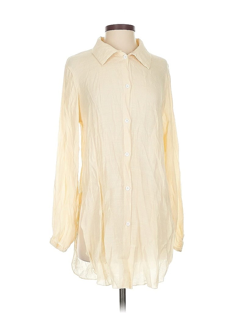 UNBRANDED Pre-owned Long Sleeve Blouse In White