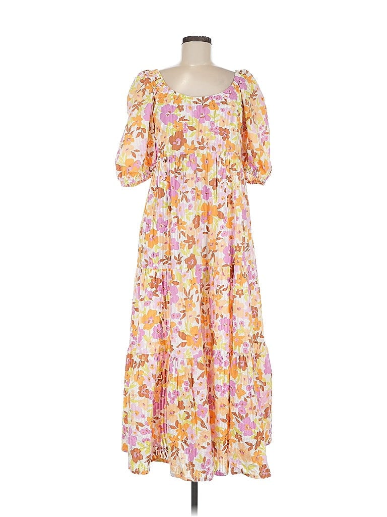 Pre-owned Billabong Casual Dress In Yellow