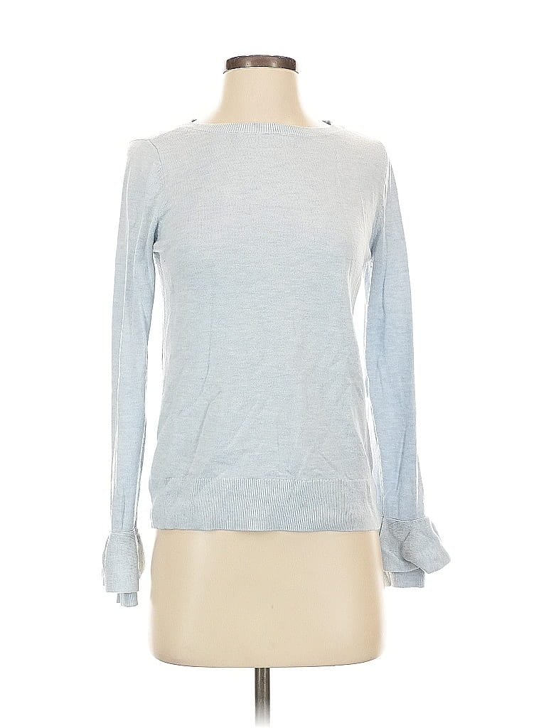 Pre-owned Ann Taylor Loft Pullover Sweater In Gray