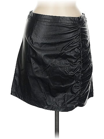 Glam Faux Leather Skirt (view 1)