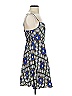 Old Navy 100% Rayon Argyle Blue Cocktail Dress Size XS - photo 4