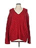 Vince. Red Wool Pullover Sweater Size L - photo 1