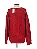 Vince. Red Wool Pullover Sweater Size L - photo 2