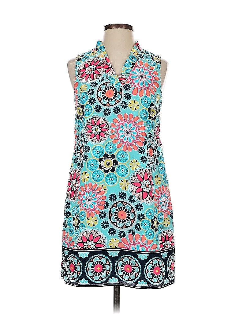 Pre-owned Crown & Ivy Casual Dress In Blue