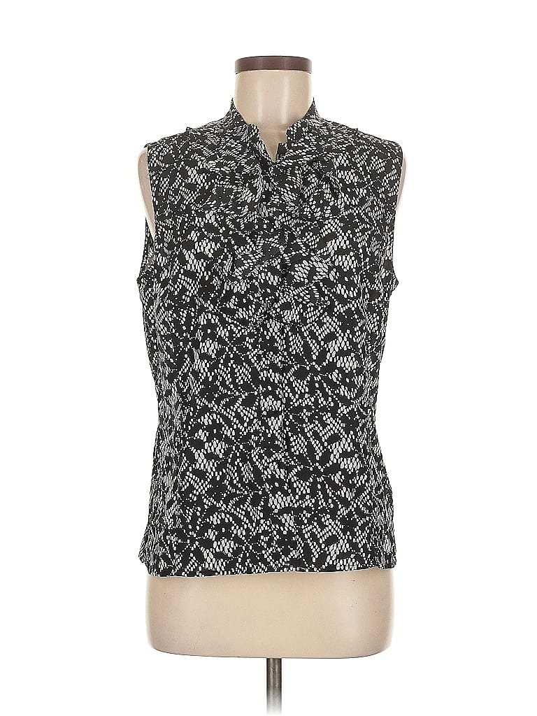 Click to view more detailed imagery on our partner's website Pre-owned Tahari By Asl Sleeveless Blouse In Black