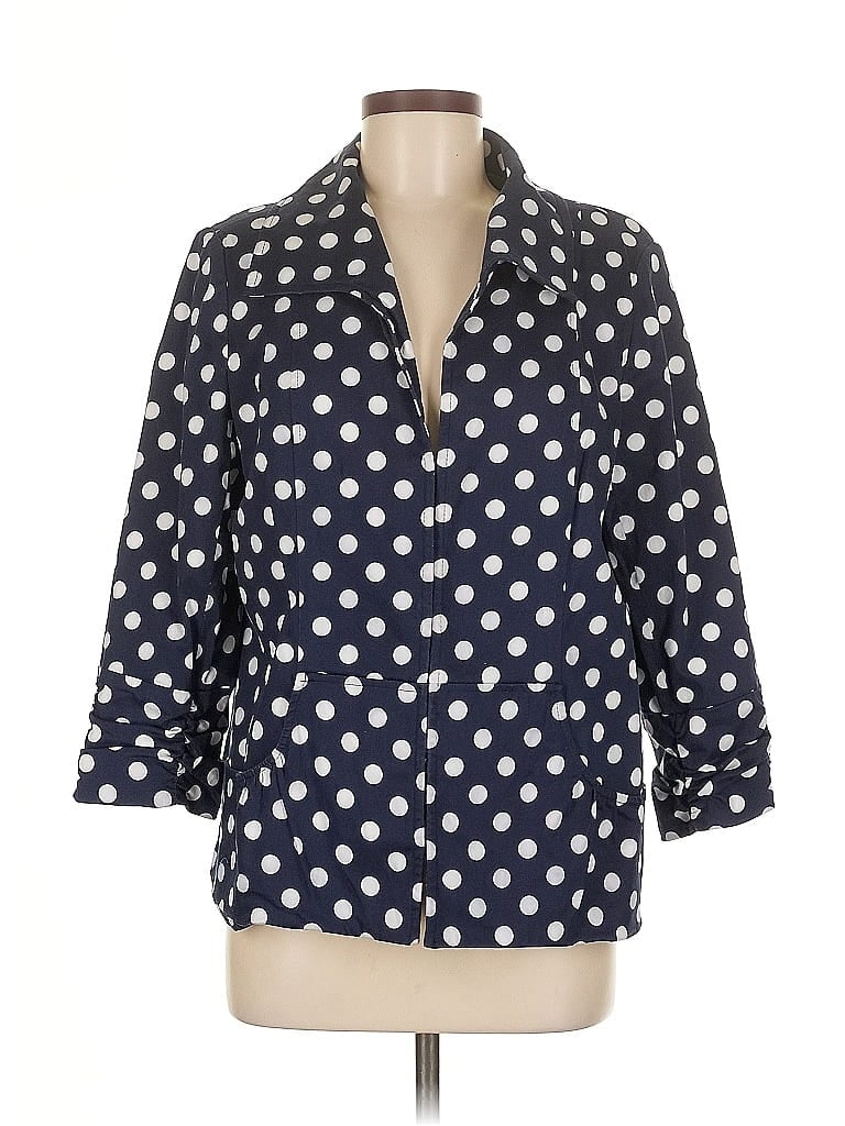 SUSAN GRAVER Pre-owned Blazer Jacket In Blue