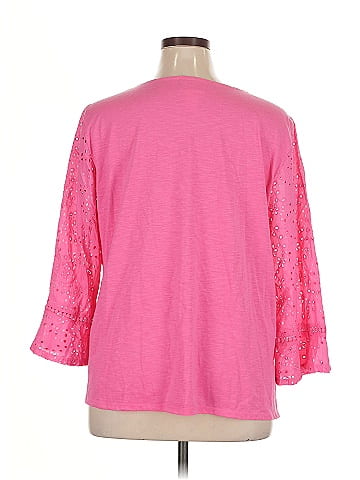 Alfred Dunner 3/4 Sleeve Top (view 2)