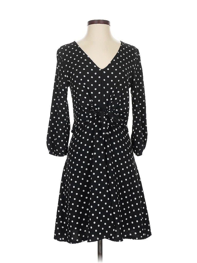 Pre-owned Slate & Willow Casual Dress In Black