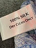 Taj 100% Silk Blue Long Sleeve Silk Top Size M - photo 7