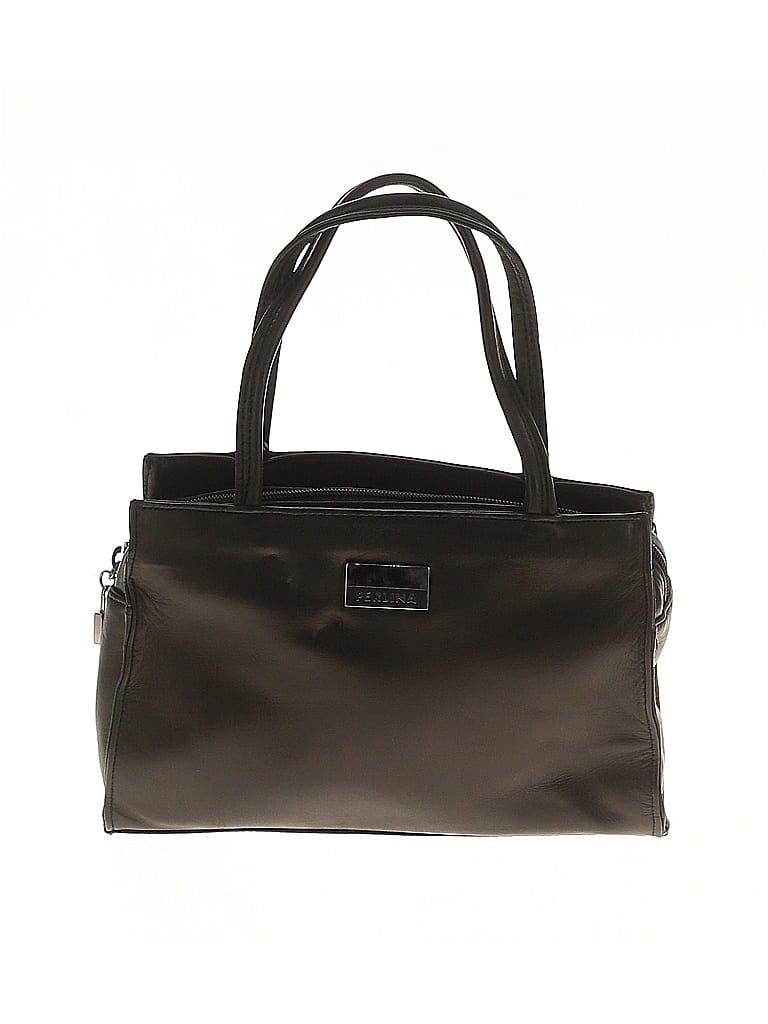 Pre-owned Perlina Satchel In Black