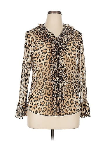 Karen Kane Long Sleeve Blouse (view 1)