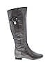 Isola Gray Brown Boots Size 7 1/2 - photo 1