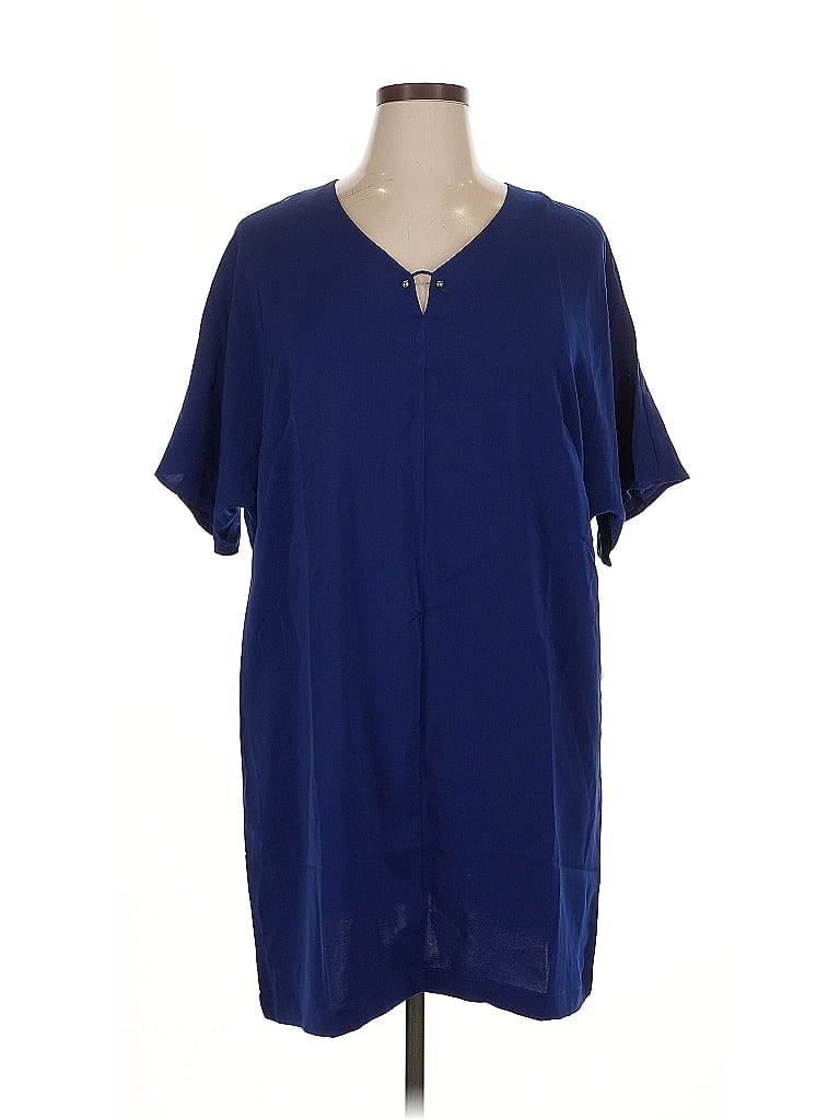 Eloquii Casual Dress In Blue