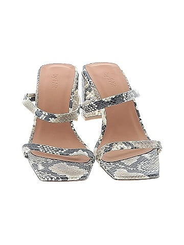 by FAR Leather Embossed Snake Sandals (view 2)
