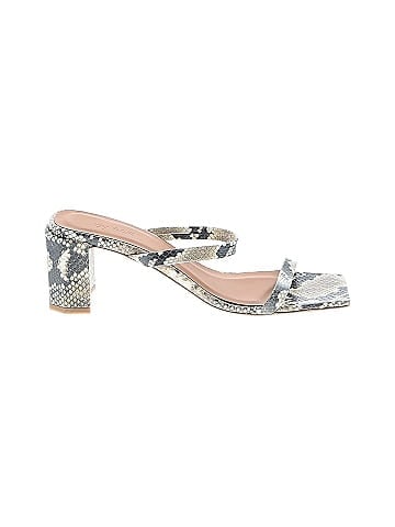 by FAR Leather Embossed Snake Sandals (view 1)