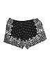 BCBGMAXAZRIA 100% Polyester Paisley Black Shorts Size S - photo 2