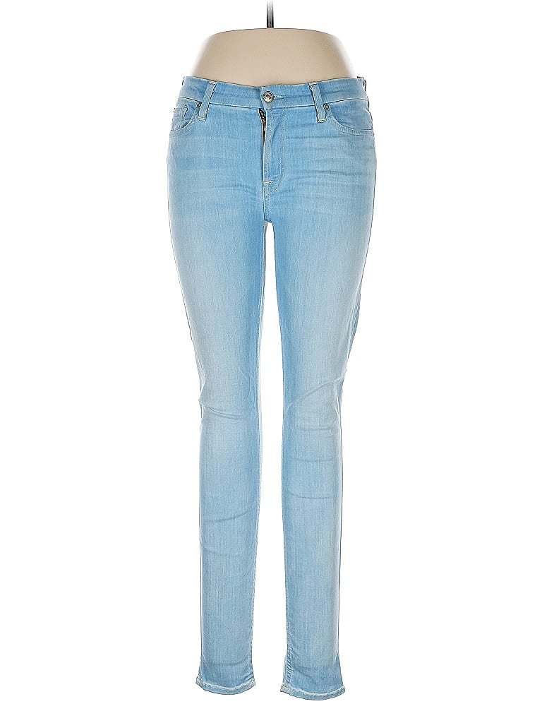 Pre-owned 7 For All Mankind Jeans In Blue