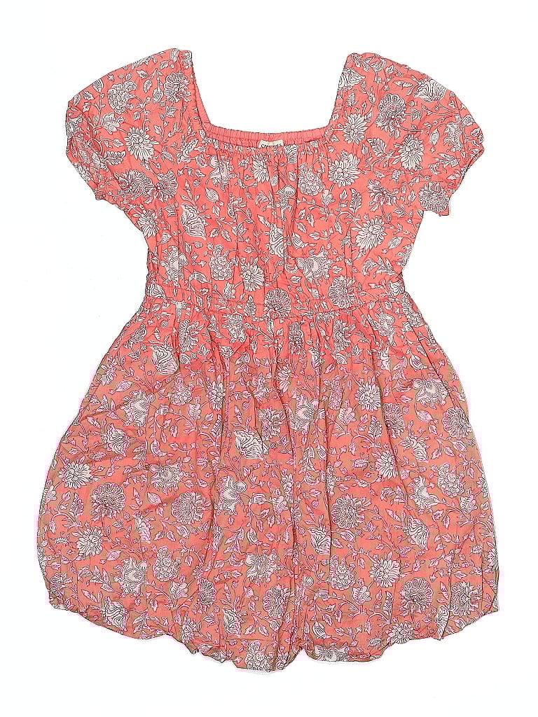 Pre-owned Crewcuts Outlet Kids' Dress In Orange