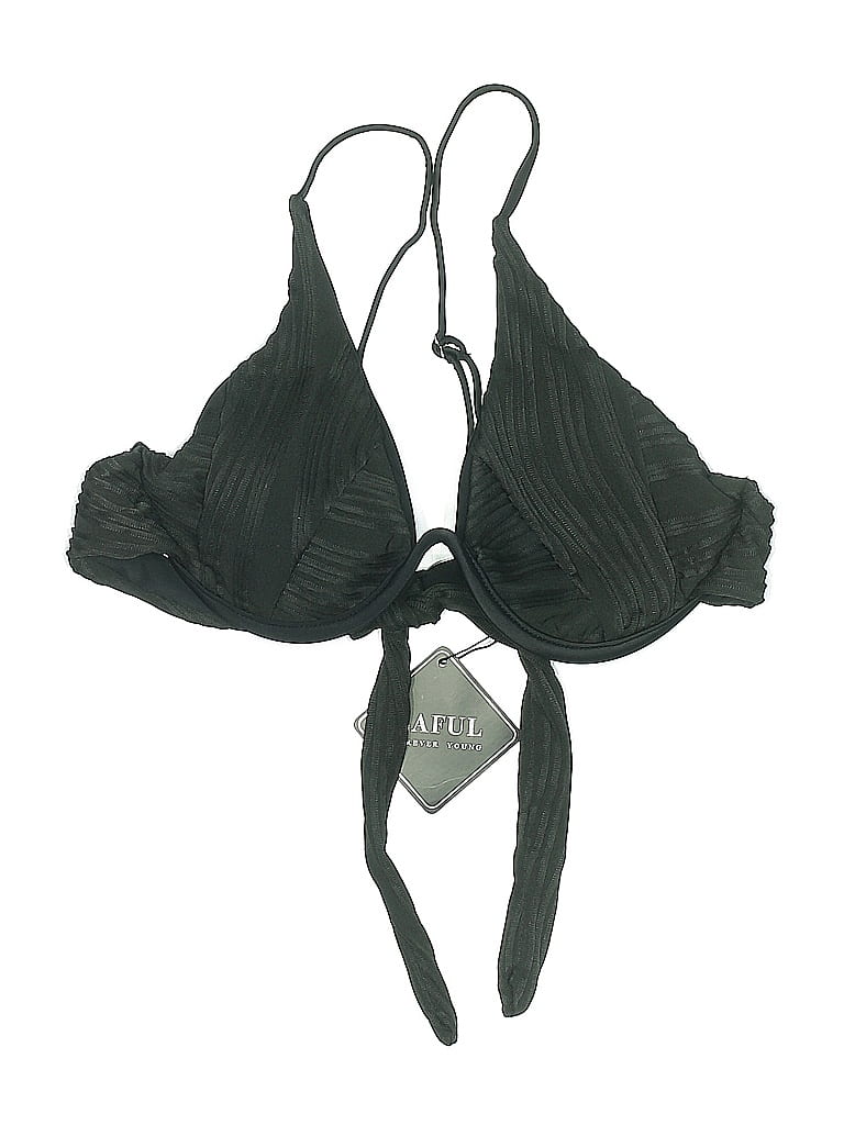 Zaful Swimsuit Top Black Swimwear