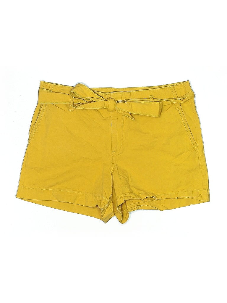 Pre-owned Ann Taylor Loft Shorts In Yellow