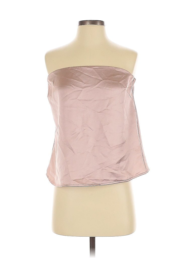 Pre-owned Express Tube Top Pink Strapless Neckline Tops