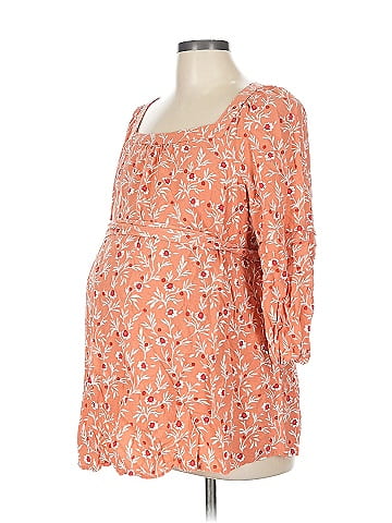 Isabel Maternity 3/4 Sleeve Blouse (view 1)