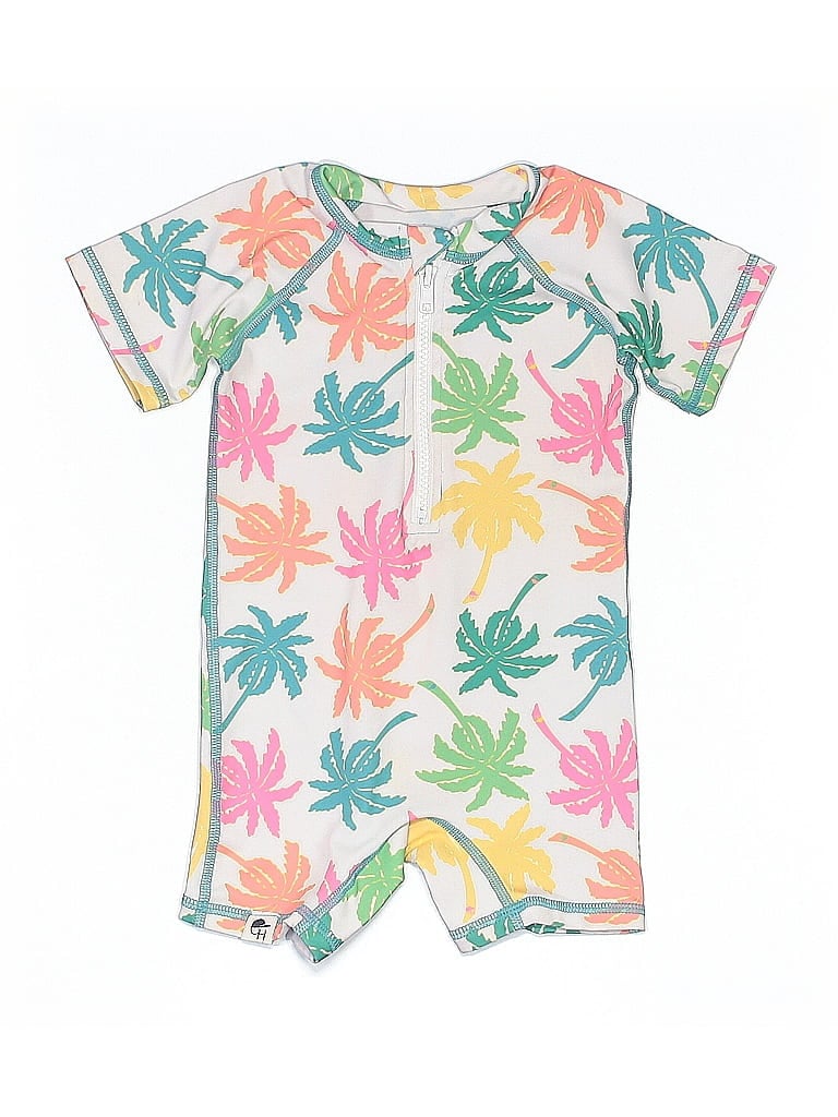 ASSORTED BRANDS Pre-owned Kids' Short Sleeve Onesie In White