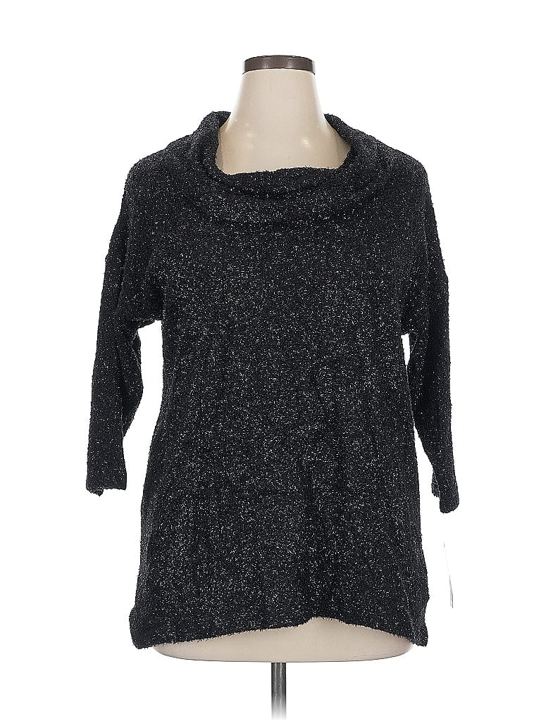 Style & Co Pullover Sweater In Black