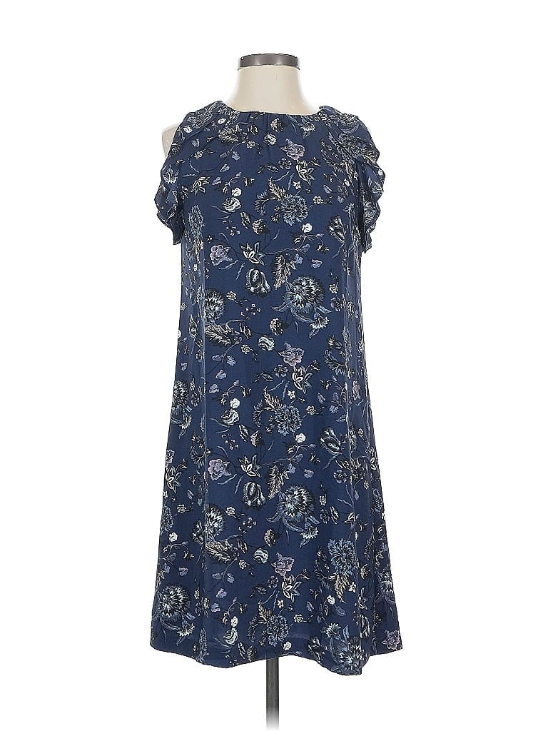 Pre-owned Ann Taylor Factory Casual Dress In Blue