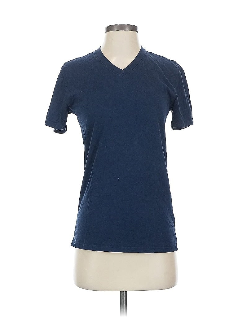 EVERLANE Pre-owned Short Sleeve T-shirt In Blue
