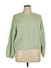 Marine Layer Chevron-herringbone Green Pullover Sweater Size XL - photo 1