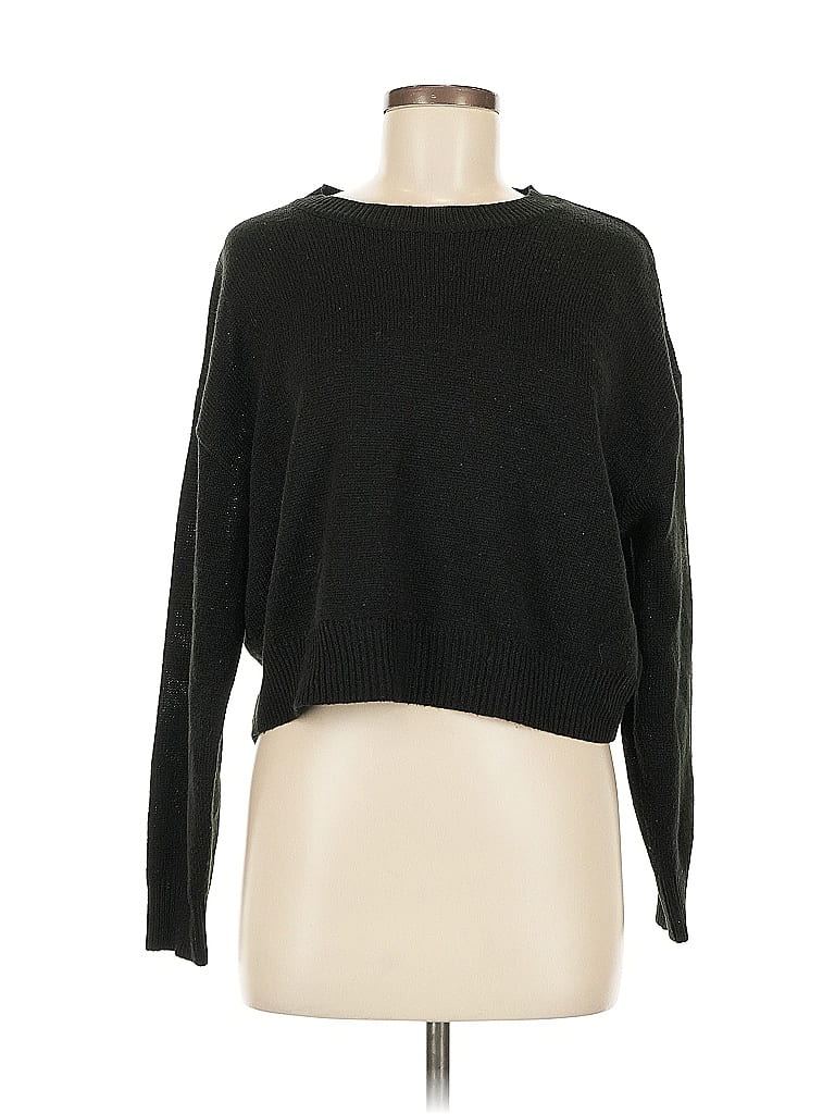 Pre-owned Divided By H&m Pullover Sweater In Black