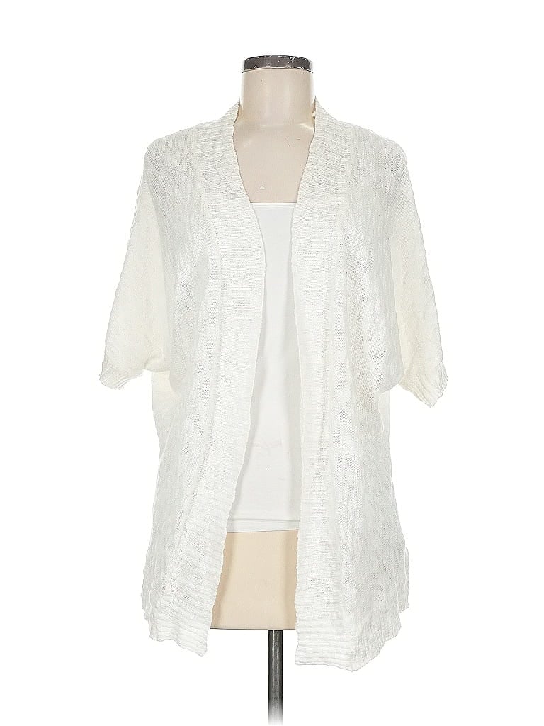 Pre-owned Joe Fresh Cardigan Sweater In White