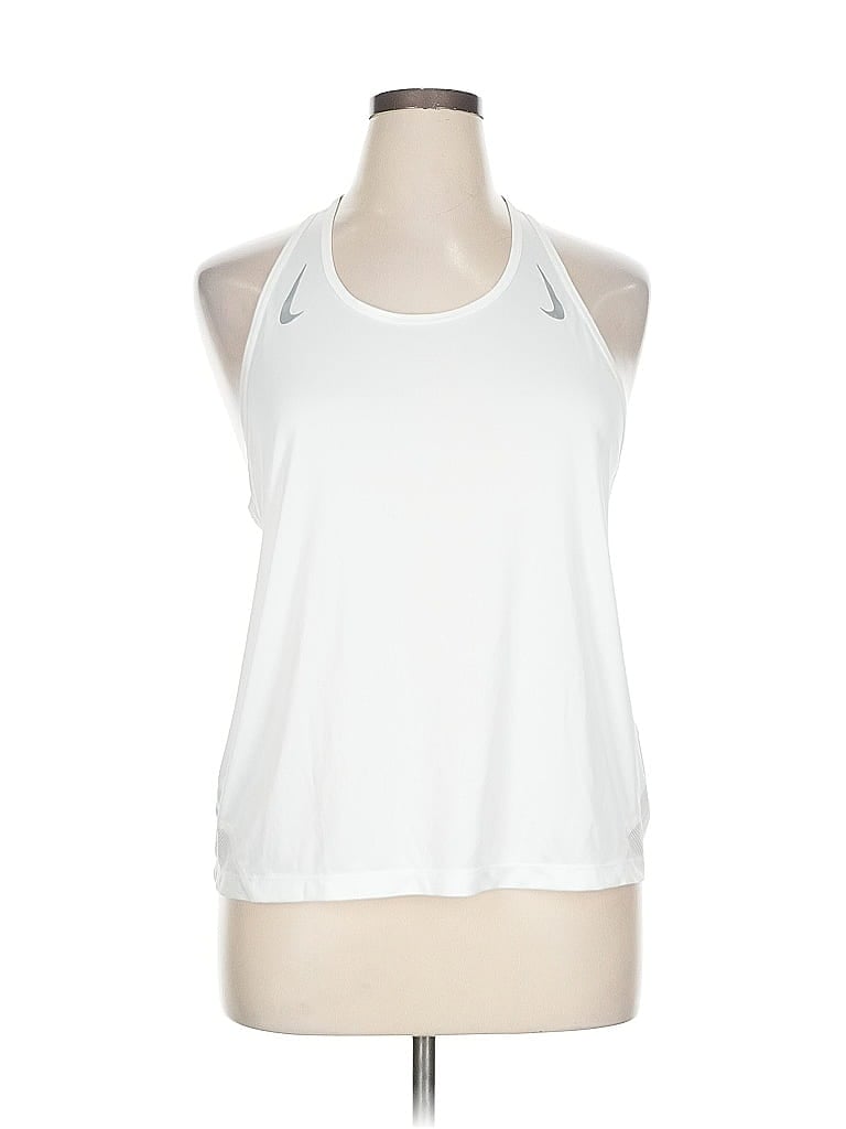 Pre-owned Nike Active Tank Top In White